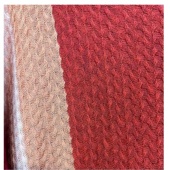 Soft Surroundings Wool Blend Abril Stripe Sweater Textured Pullover Top sweater - Picture 10 of 12